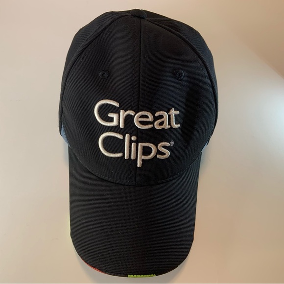 Kasey Kahne Great Clips #5 Chase Authentic NASCAR Black Hat Cap Adjustable Strap - Picture 2 of 10